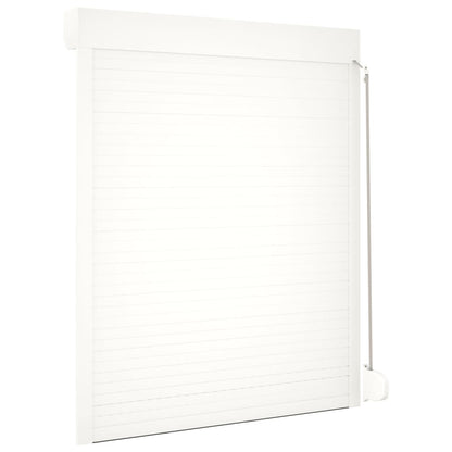 vidaXL Volet roulant aluminium 120x150 cm blanc