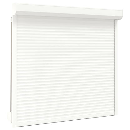 vidaXL Volet roulant aluminium 160x150 cm blanc