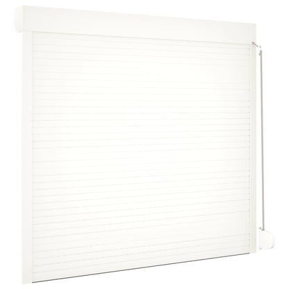 vidaXL Volet roulant aluminium 160x150 cm blanc