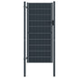 vidaXL Portail de clôture PVC et acier 100x164 cm Anthracite