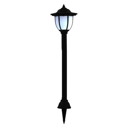 vidaXL Lampes solaires à LED d'extérieur 6 pcs Noir