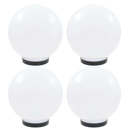 vidaXL Lampes à LED sous forme de boule 4 pcs Sphérique 25 cm PMMA