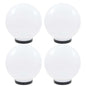 vidaXL Lampes à LED sous forme de boule 4 pcs Sphérique 25 cm PMMA