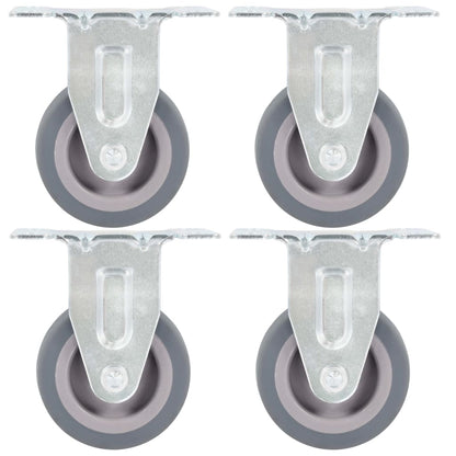 vidaXL 8 pcs Roulettes fixes 50 mm