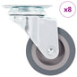 vidaXL 8 pcs Roulettes pivotantes 50 mm