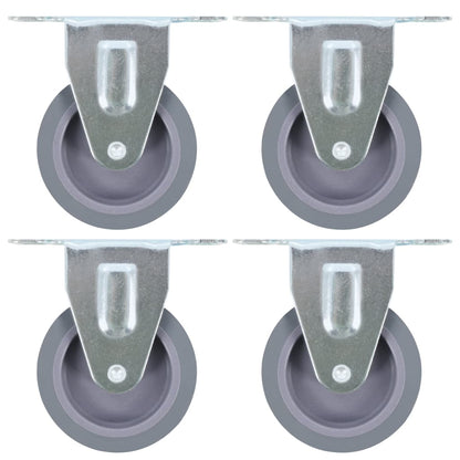 vidaXL 24 pcs Roulettes fixes 75 mm