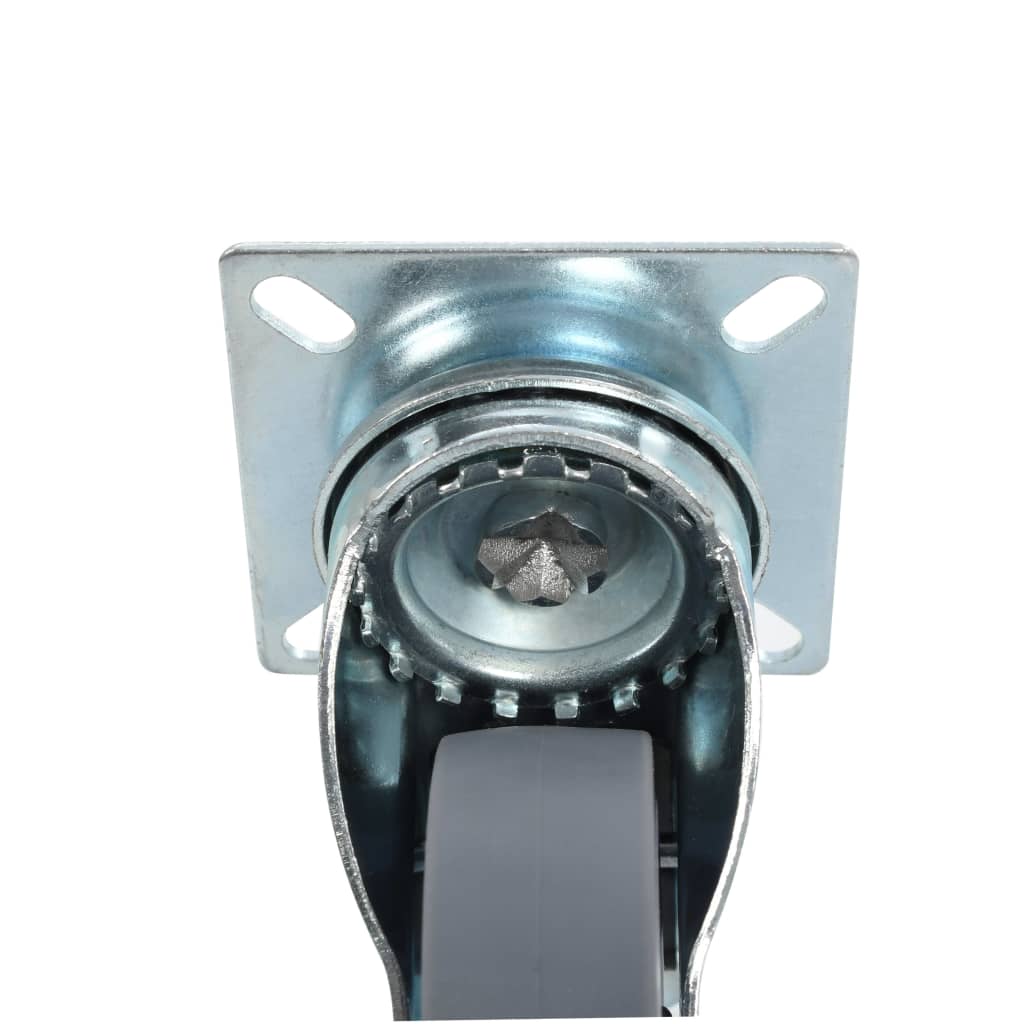 vidaXL 12 pcs Roulettes pivotantes 75 mm