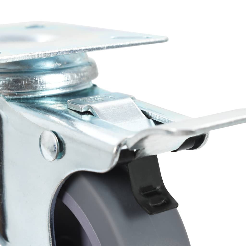 vidaXL 32 pcs Roulettes pivotantes 75 mm