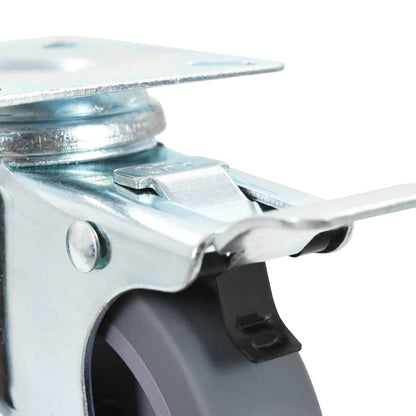 vidaXL 32 pcs Roulettes pivotantes 75 mm