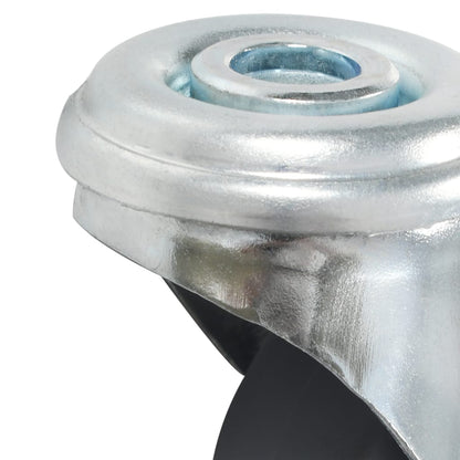 vidaXL 8 pcs Roulettes pivotantes à trou de boulon 50 mm
