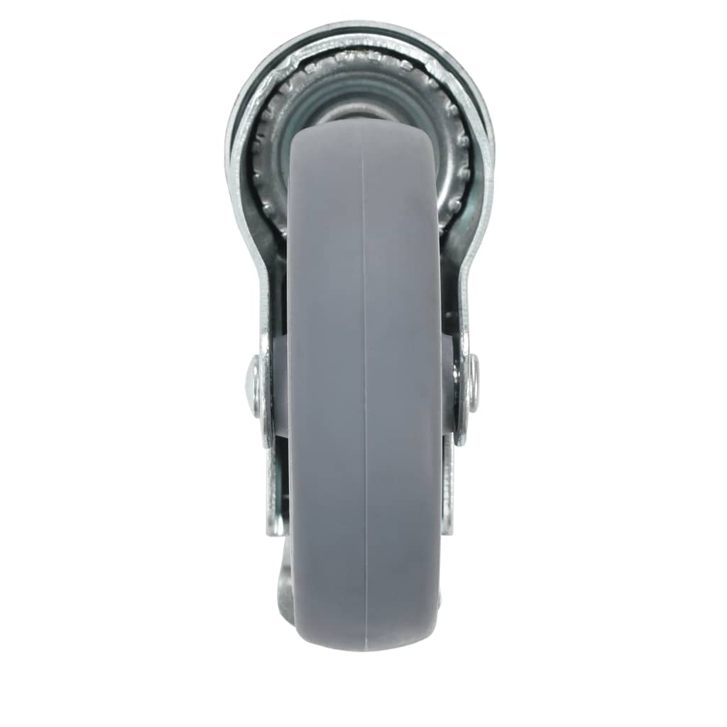 vidaXL 8 pcs Roulettes pivotantes à trou de boulon 100 mm