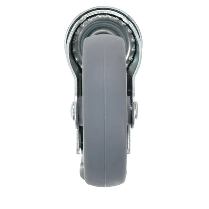 vidaXL 12 pcs Roulettes pivotantes à trou de boulon 100 mm