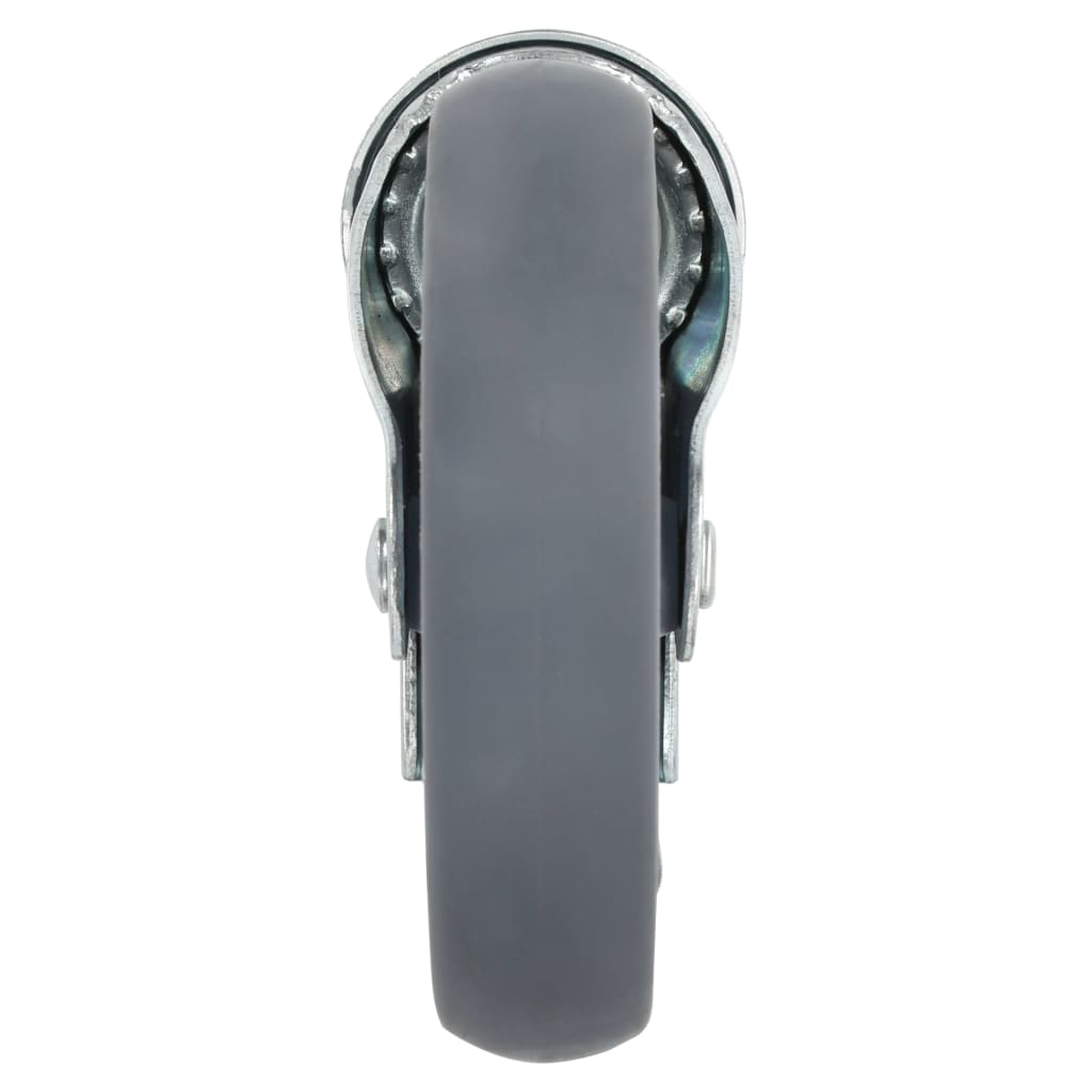 vidaXL 12 pcs Roulettes pivotantes à trou de boulon 125 mm