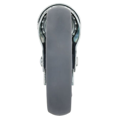 vidaXL 12 pcs Roulettes pivotantes à trou de boulon 125 mm