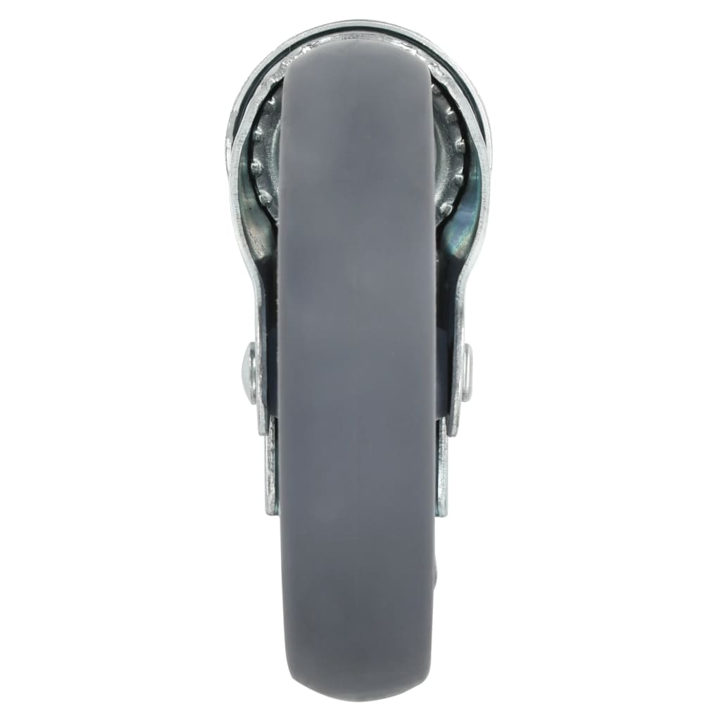 vidaXL 16 pcs Roulettes pivotantes à trou de boulon 125 mm