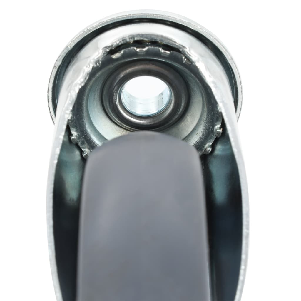 vidaXL 16 pcs Roulettes pivotantes à trou de boulon 125 mm