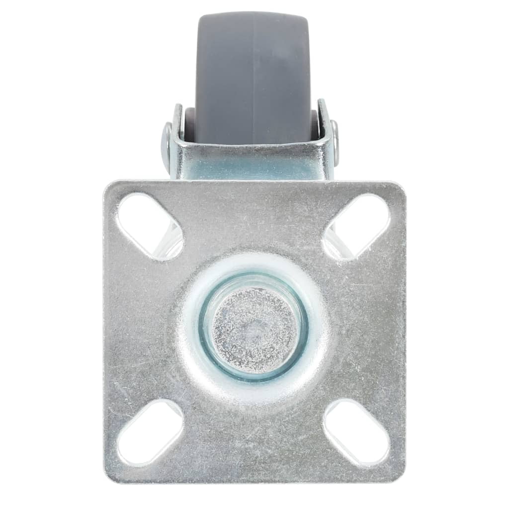 vidaXL 48 pcs Roulettes pivotantes 50 mm