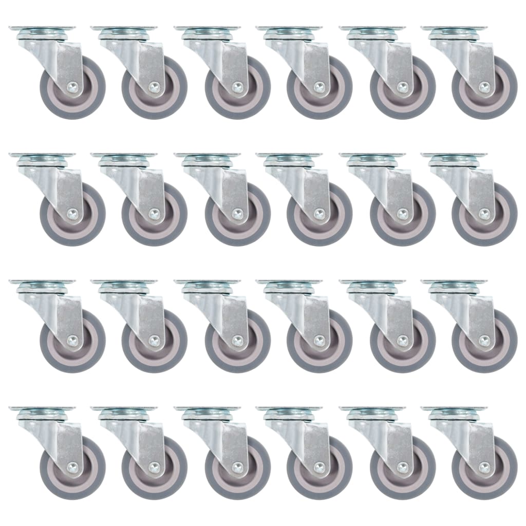 vidaXL 72 pcs Roulettes pivotantes 50 mm