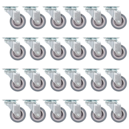 vidaXL 72 pcs Roulettes pivotantes 50 mm