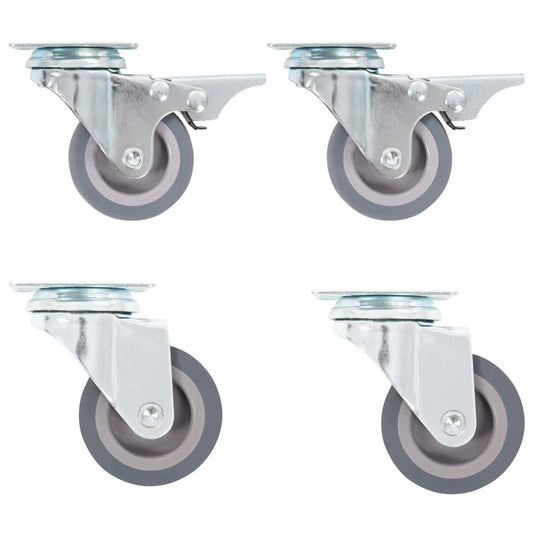 vidaXL 8 pcs Roulettes pivotantes 50 mm