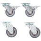 vidaXL 12 pcs Roulettes pivotantes 50 mm