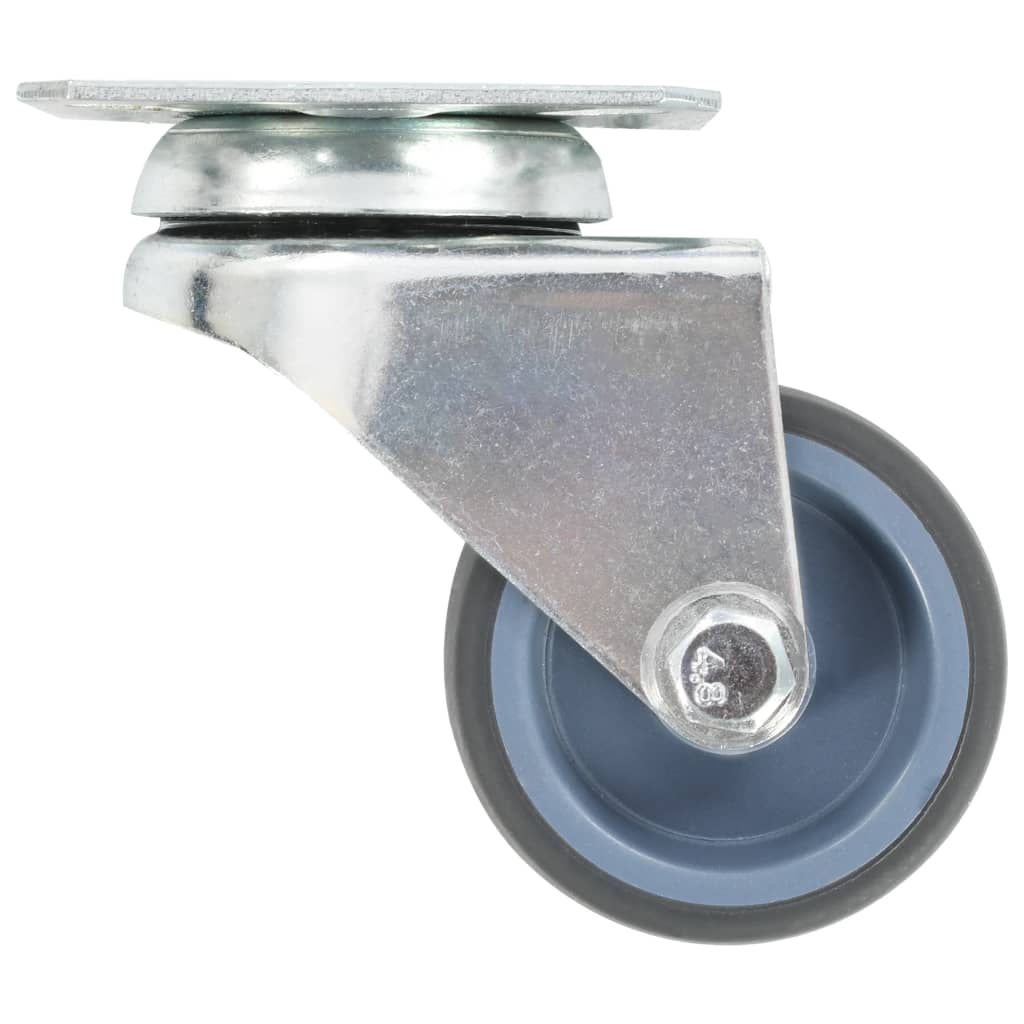 vidaXL 12 pcs Roulettes pivotantes doubles 50 mm