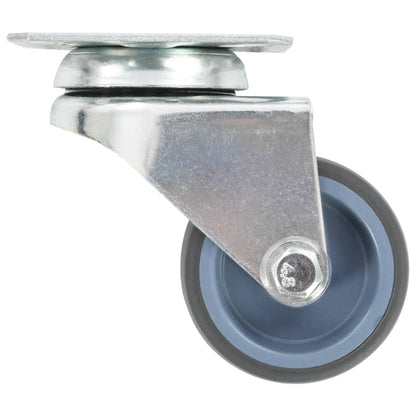 vidaXL 16 pcs Roulettes pivotantes doubles 50 mm