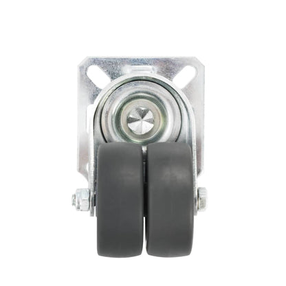 vidaXL 24 pcs Roulettes pivotantes doubles 50 mm