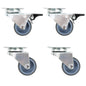 vidaXL 12 pcs Roulettes pivotantes doubles 50 mm