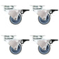 vidaXL 24 pcs Roulettes pivotantes doubles 50 mm