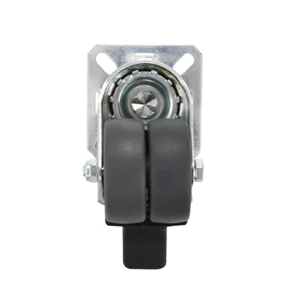 vidaXL 24 pcs Roulettes pivotantes doubles 50 mm