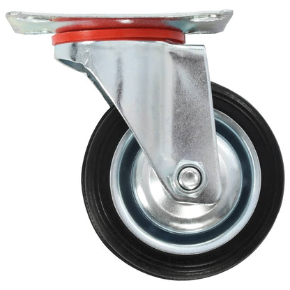 vidaXL 12 pcs Roulettes pivotantes 75 mm