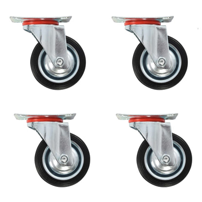 vidaXL 32 pcs Roulettes pivotantes 75 mm