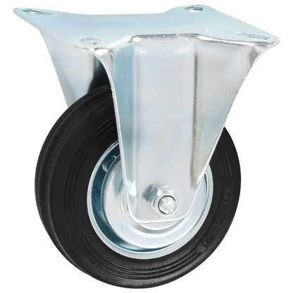 vidaXL 8 pcs Roulettes fixes 100 mm