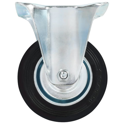 vidaXL 8 pcs Roulettes fixes 100 mm