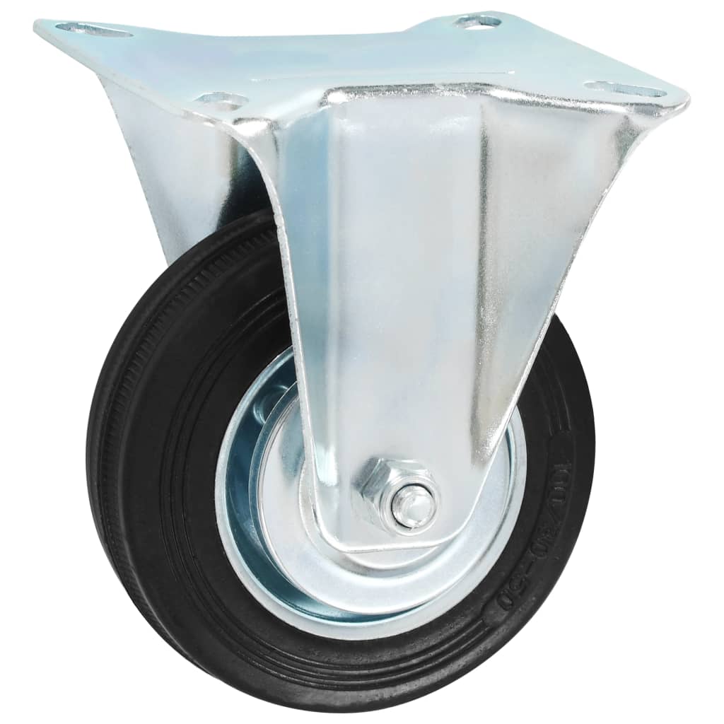 vidaXL 16 pcs Roulettes fixes 100 mm