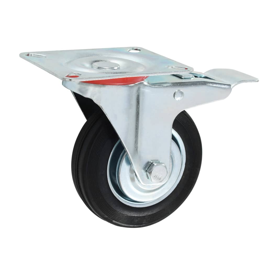 vidaXL 8 pcs Roulettes pivotantes 100 mm