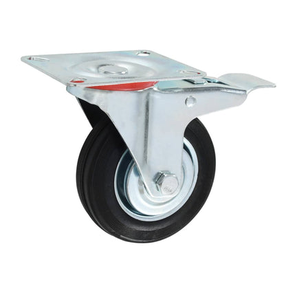vidaXL 8 pcs Roulettes pivotantes 100 mm