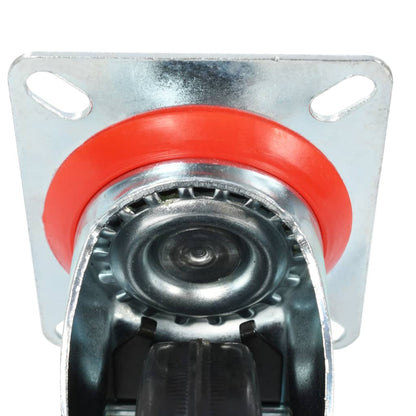 vidaXL 8 pcs Roulettes pivotantes 100 mm