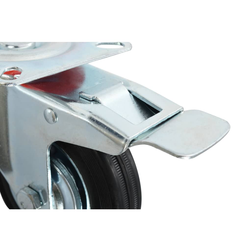 vidaXL 24 pcs Roulettes pivotantes 100 mm