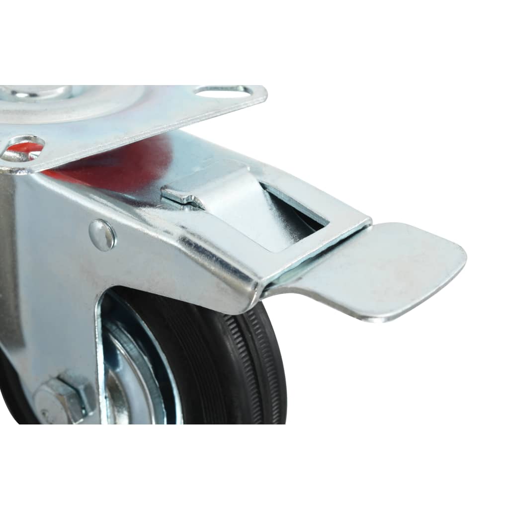 vidaXL 32 pcs Roulettes pivotantes 100 mm
