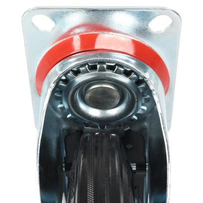 vidaXL 8 pcs Roulettes pivotantes 160 mm