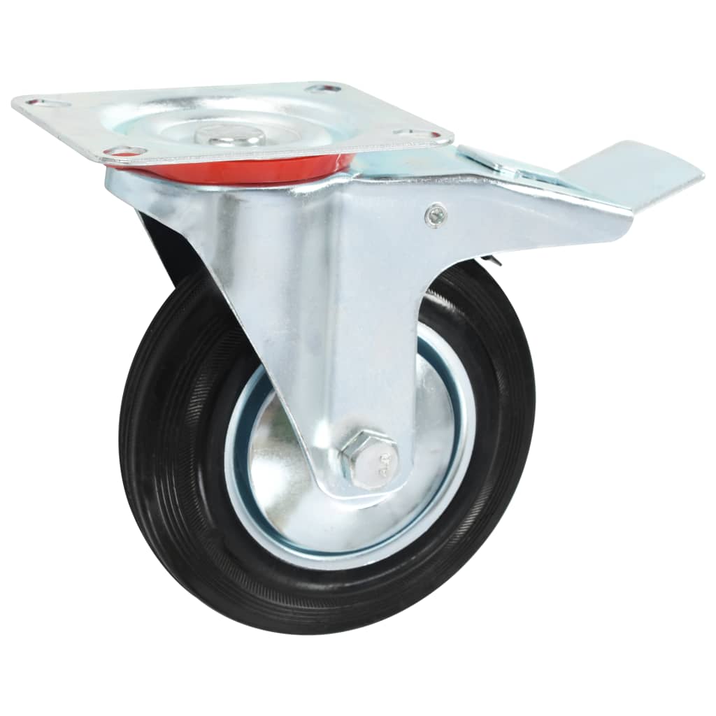 vidaXL 12 pcs Roulettes pivotantes 160 mm