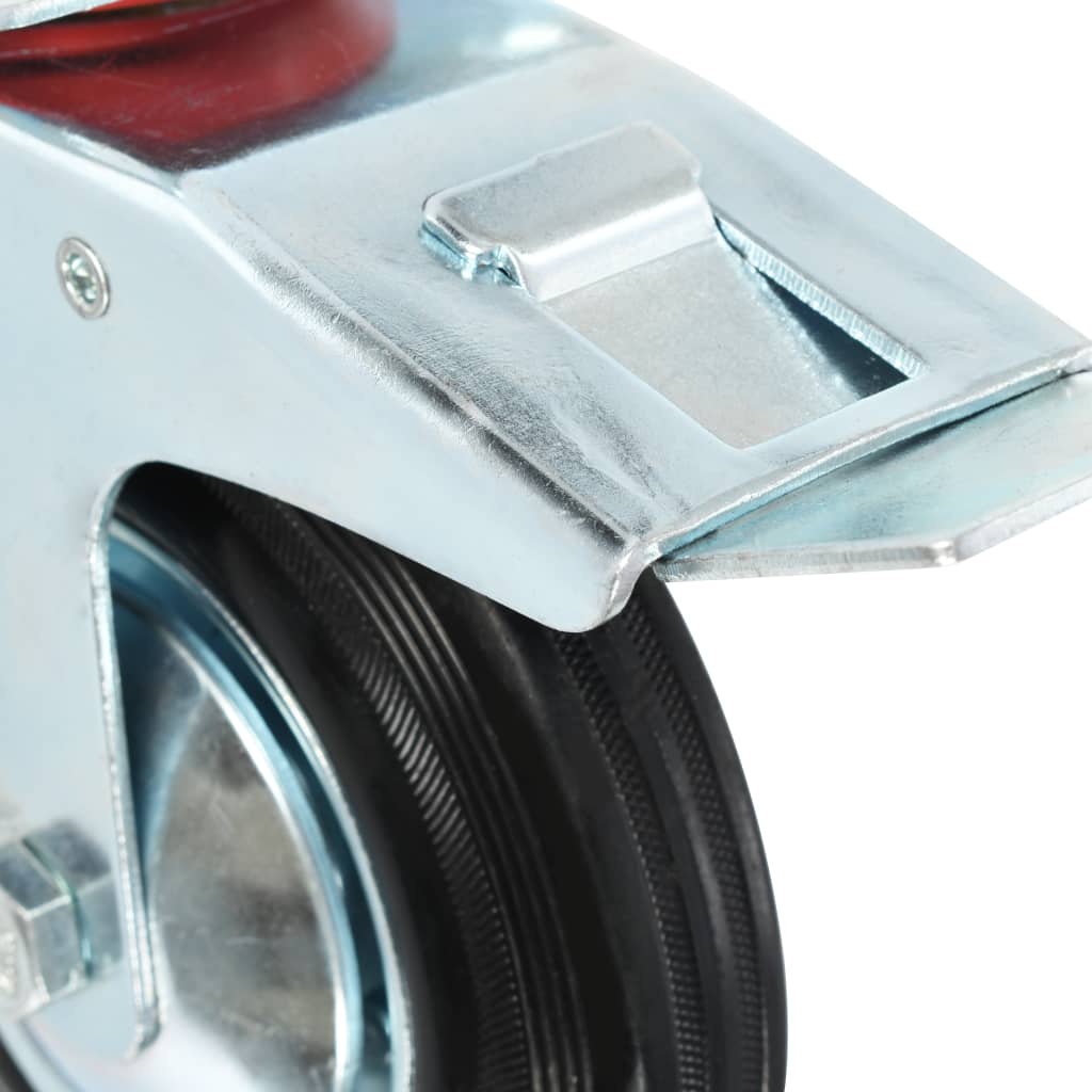 vidaXL 12 pcs Roulettes pivotantes 160 mm