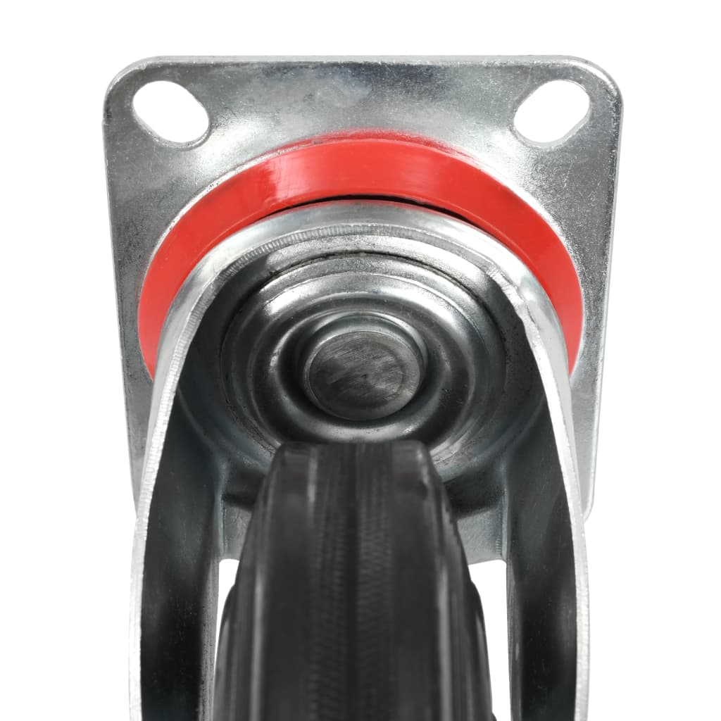 vidaXL 12 pcs Roulettes pivotantes 200 mm