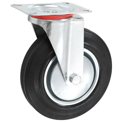 vidaXL 16 pcs Roulettes pivotantes 200 mm