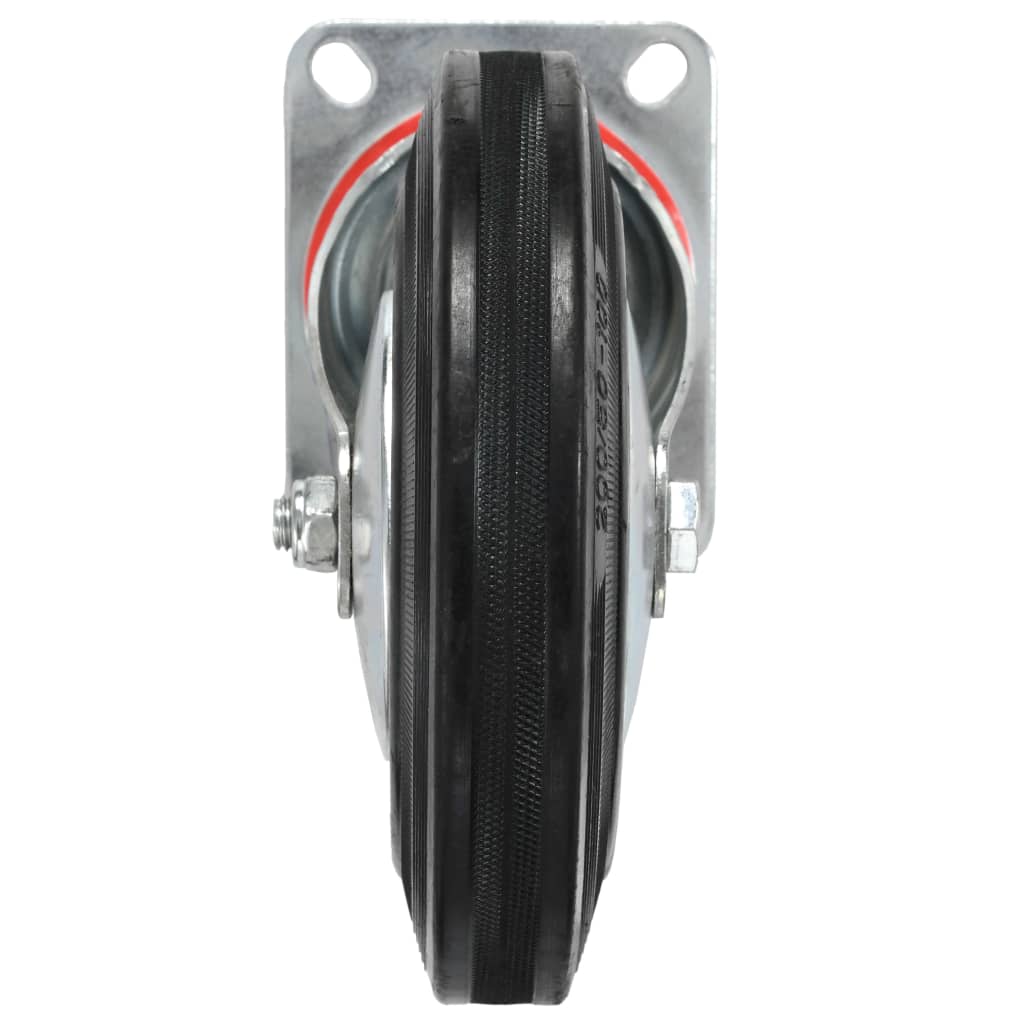 vidaXL 24 pcs Roulettes pivotantes 200 mm