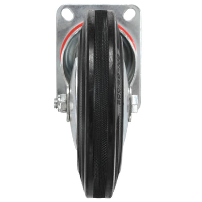 vidaXL 24 pcs Roulettes pivotantes 200 mm