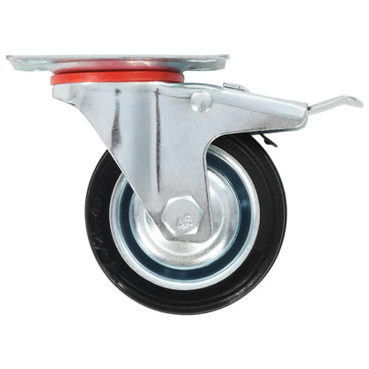 vidaXL 12 pcs Roulettes 75 mm