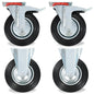 vidaXL 24 pcs Roulettes 200 mm